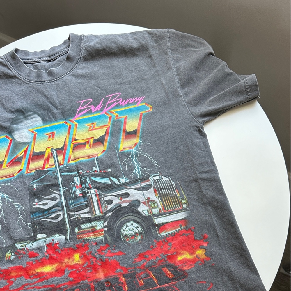 Bad Bunny last tour merch Tshirt